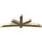 Ekena Millwork Alberta Rough Sawn Timber Gable Bracket, Douglas Fir, 96"W x 36"H x 6"D x 6"F, 9/12 Pitch GBW096X36X0606ALB00RDF - alternate 2